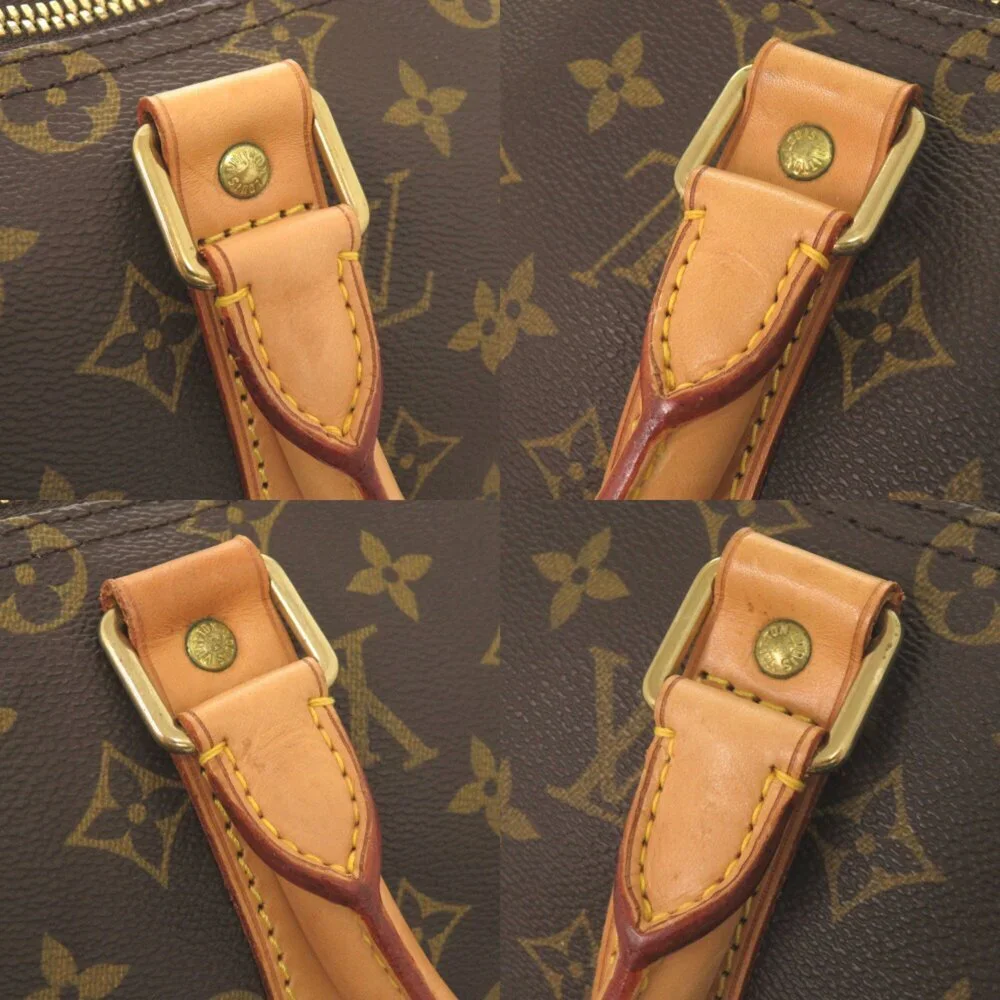 LOUIS VUITTON Authentic Brown Monogram Keepall 45 Boston Bag - Picture 9 of 10
